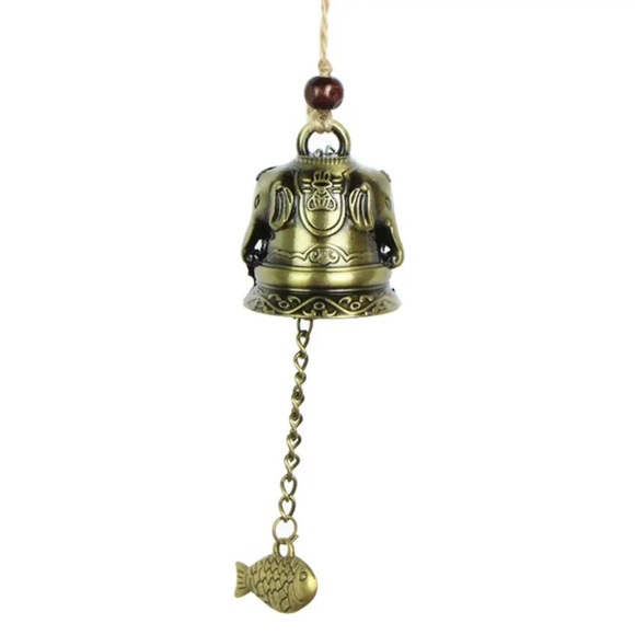 Bronze good LUCK Feng shui dragon, elephant, or Buddha bell - Picture 4 of 11